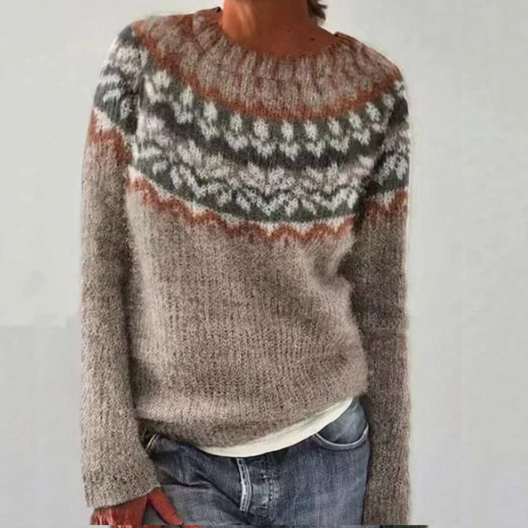 Tatiana | Cozy Retro Sweater - 1