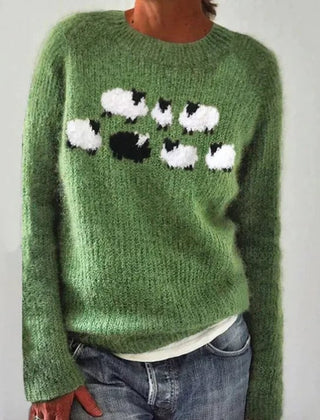 Bianka | Comfortable Cute Sheep Sweater - 1