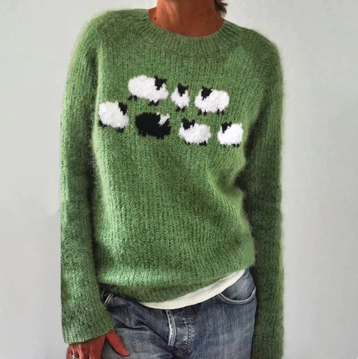 Bianka | Comfortable Cute Sheep Sweater - 1