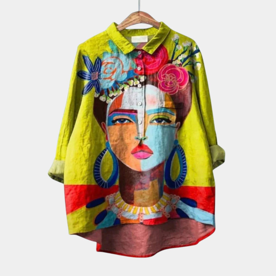 MARIBEL™ - ELEGANT COMFORT PRINTED BLOUSE