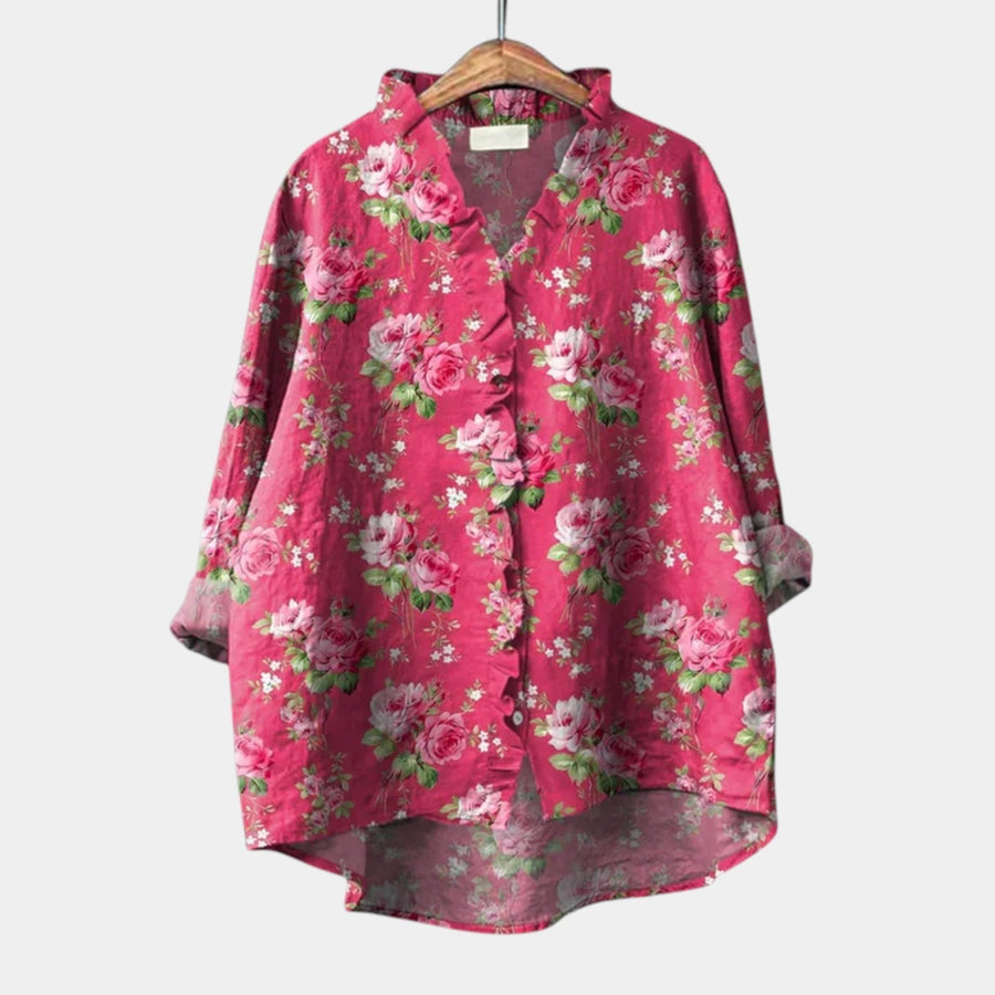 AMEILIA™ - ELEGANT COMFORT PRINTED BLOUSE