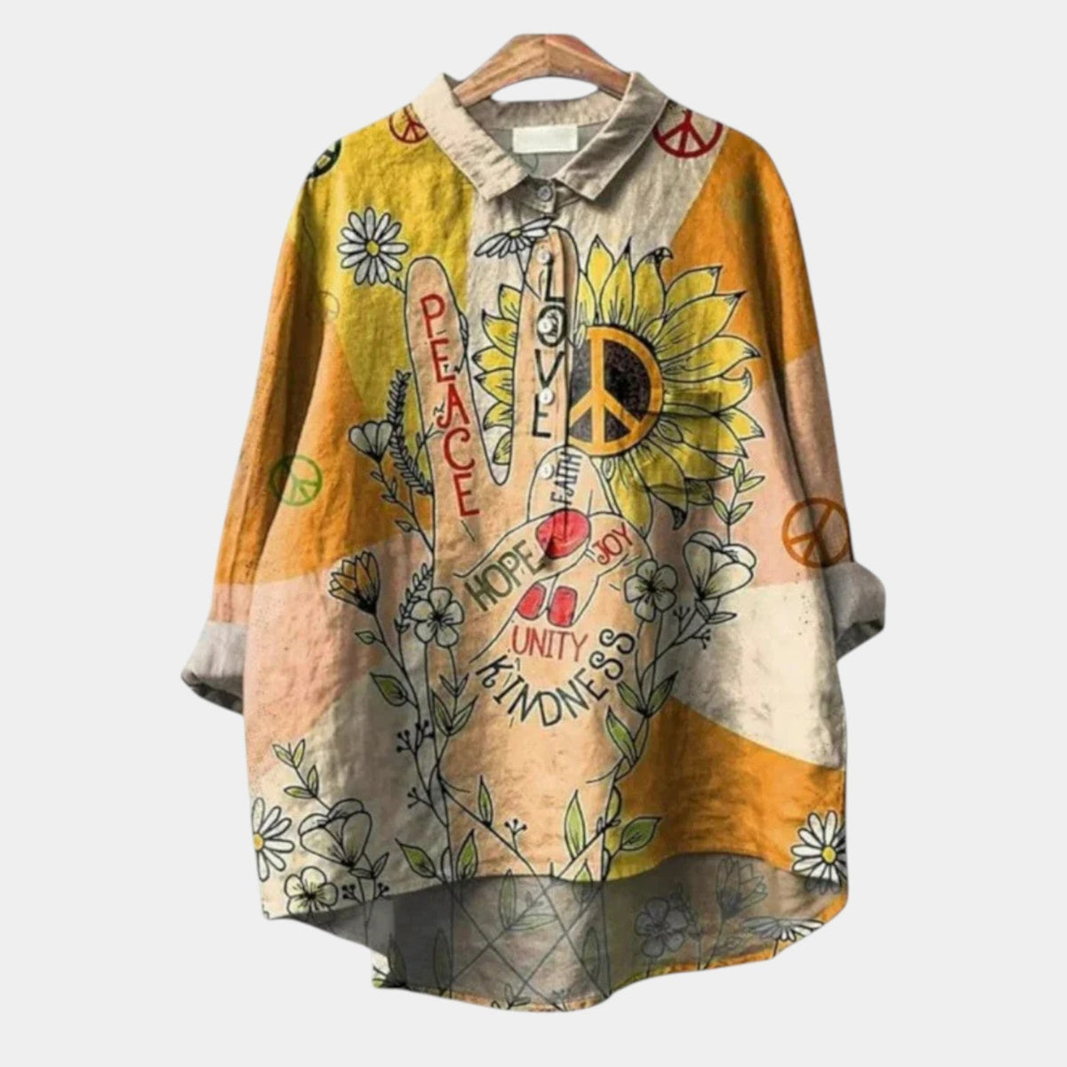 CELESTIA™ - ELEGANT COMFORT PRINTED BLOUSE