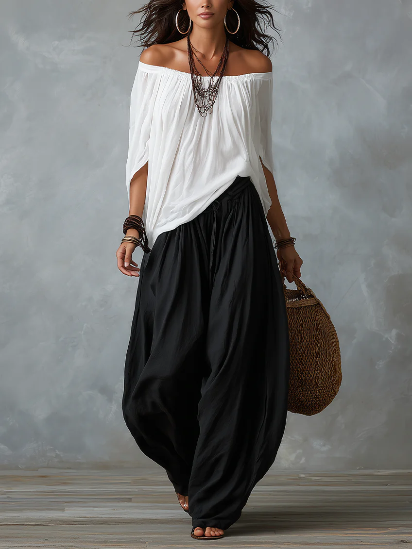 Morgane | Off-Shoulder Two Piece Set