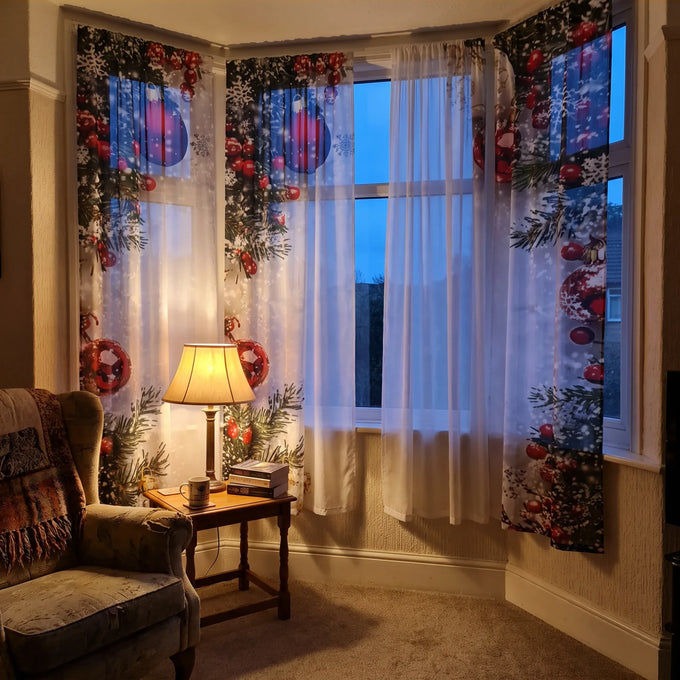 Aurelinneva | Christmas Style Curtains