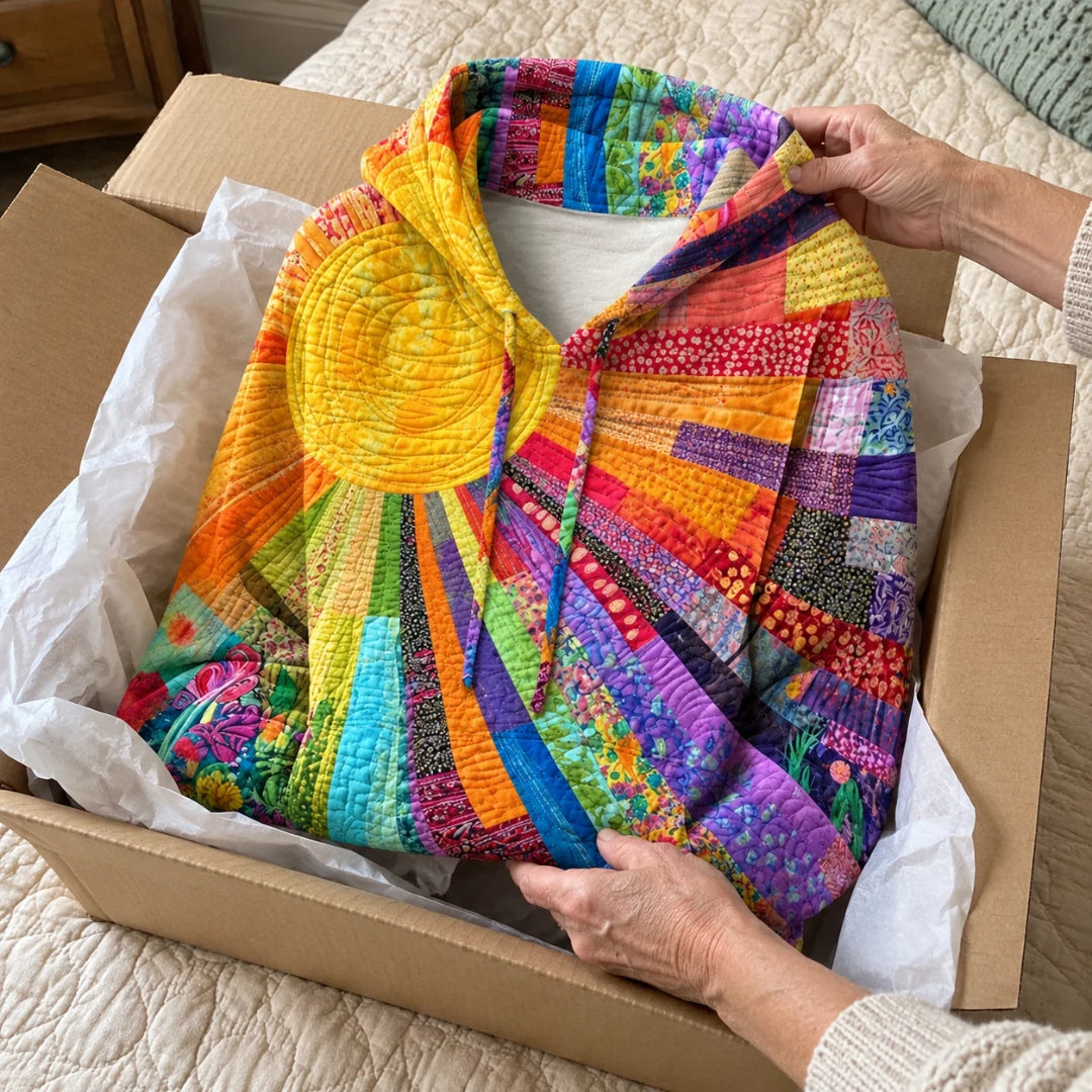 How it arrives: folded in tissue in the June & Louise box