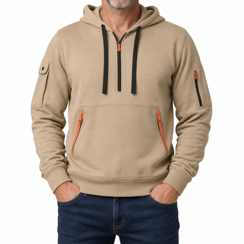 Barlow | Utility Quarter Zip Hoodie