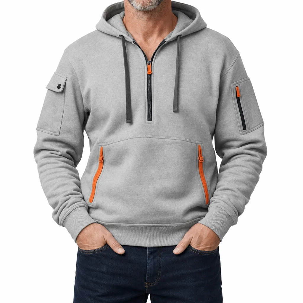 Barlow | Utility Quarter Zip Hoodie