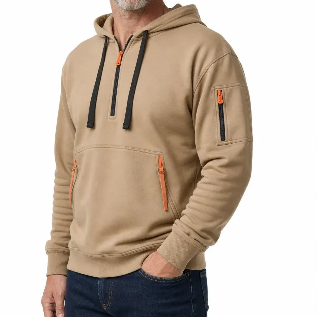 Barlow | Utility Quarter Zip Hoodie