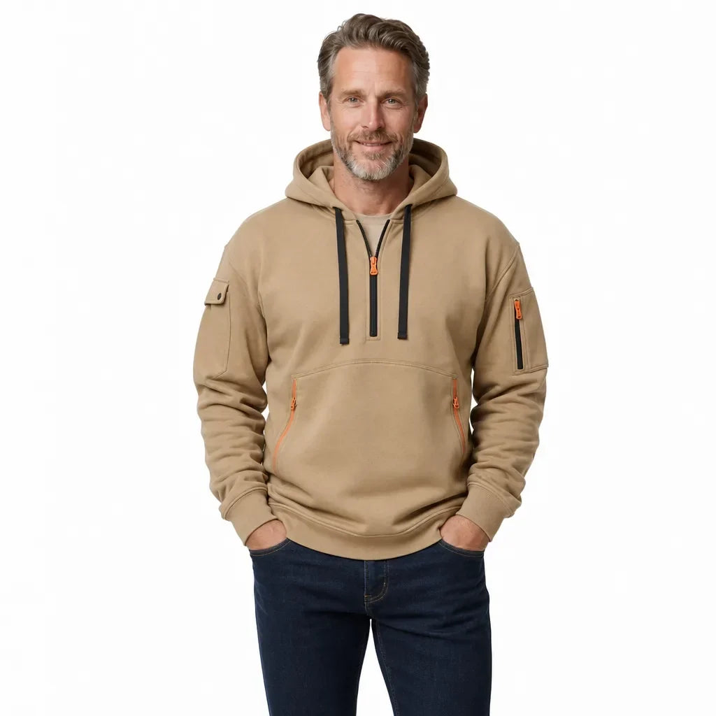 Barlow | Utility Quarter Zip Hoodie