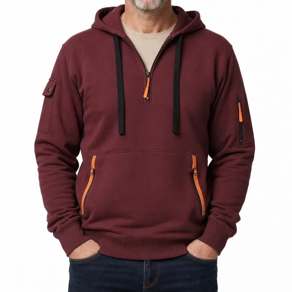 Barlow | Utility Quarter Zip Hoodie