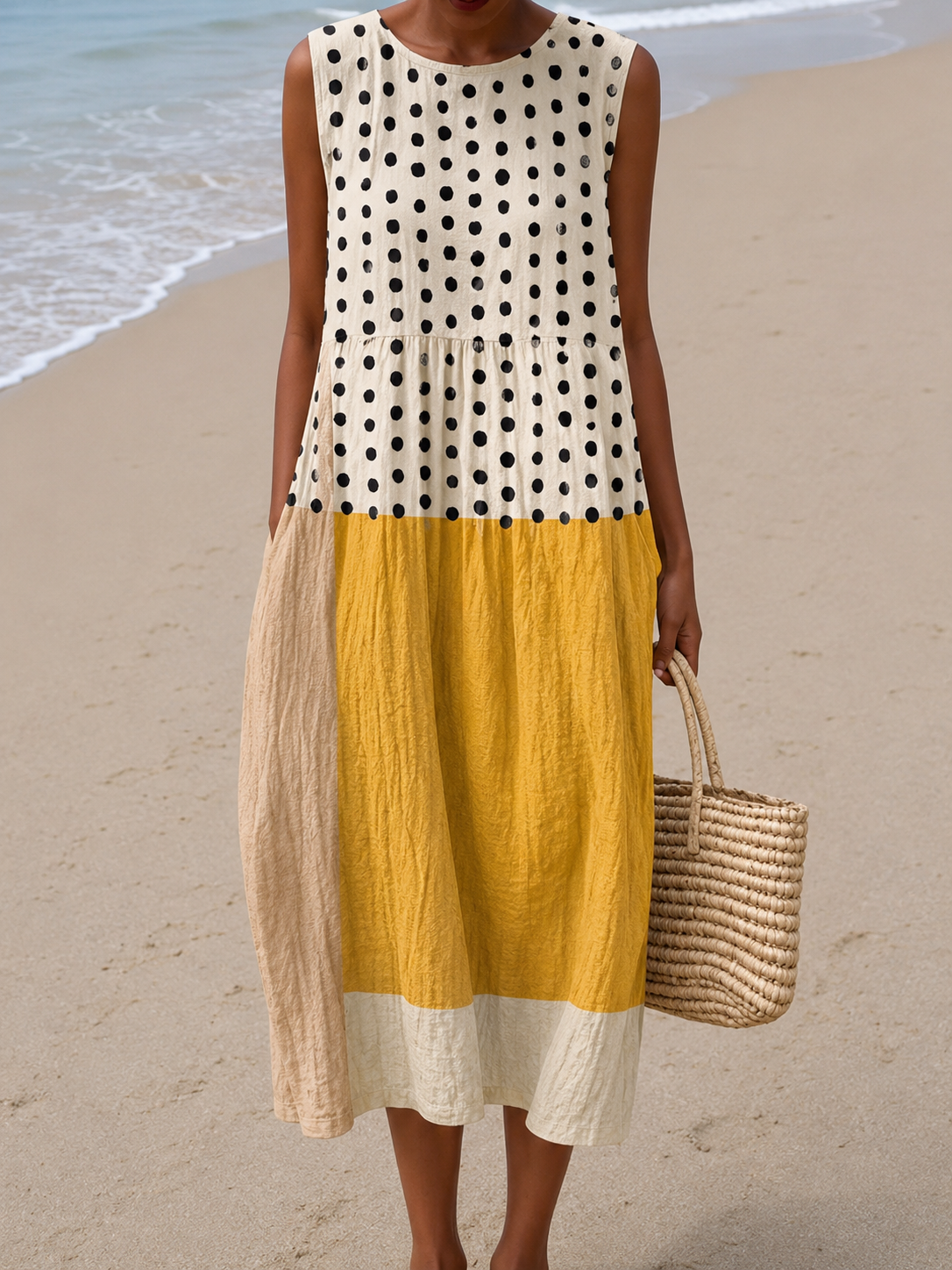 Celestine | Cotton Midi Dress