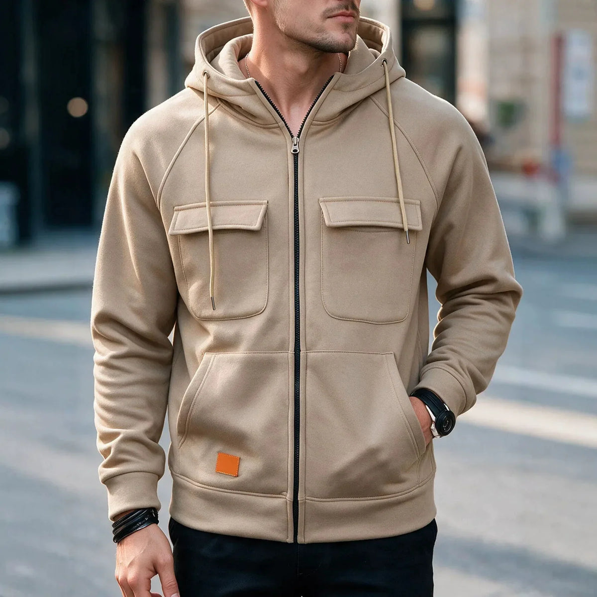 Jameson | Modern Zip Up Hooded Jacket