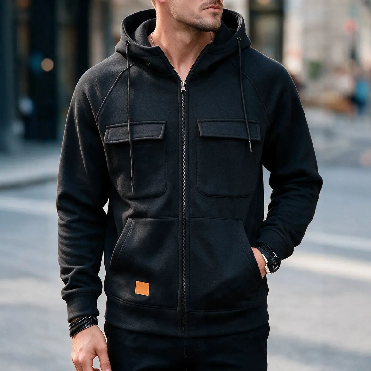 Jameson | Modern Zip Up Hooded Jacket