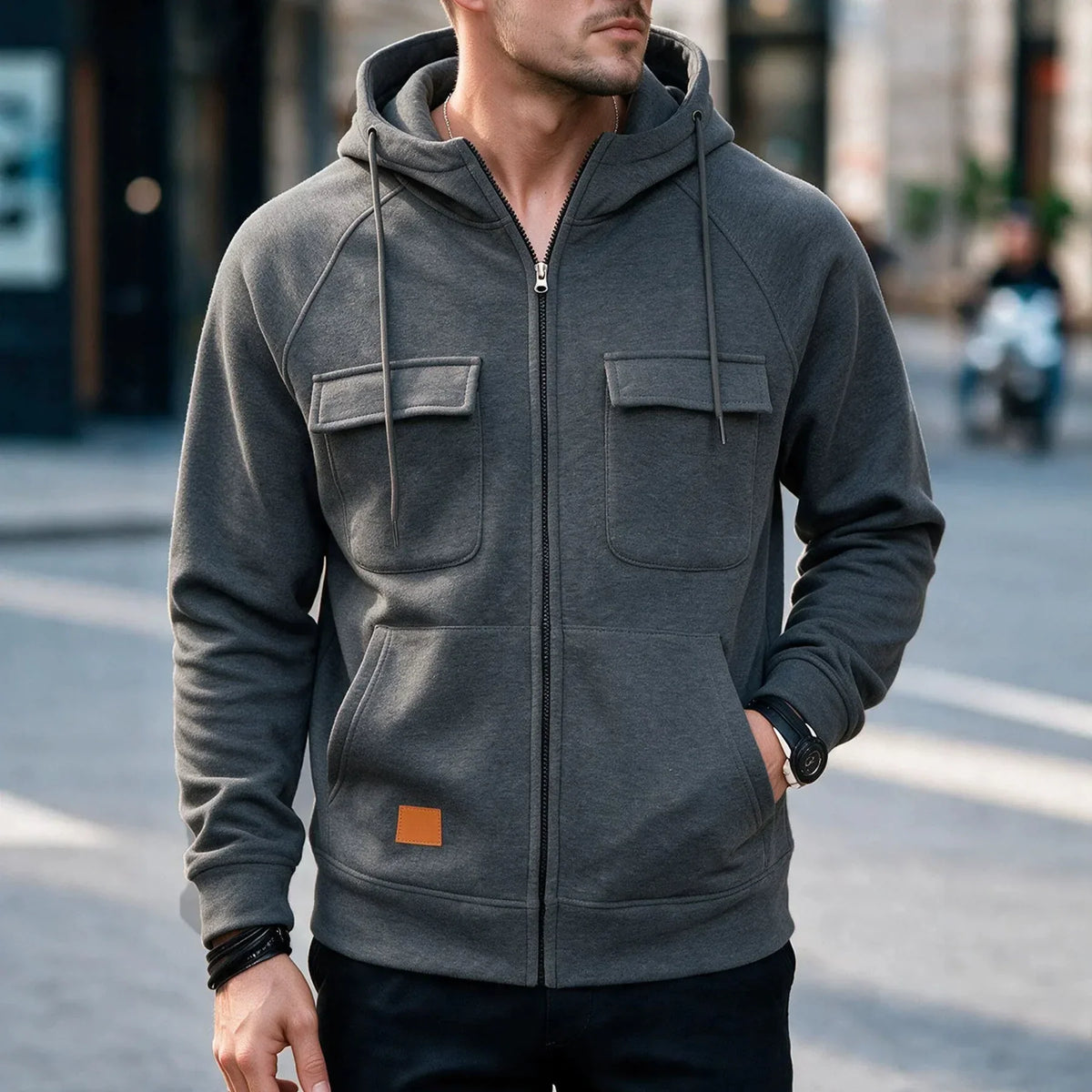 Jameson | Modern Zip Up Hooded Jacket