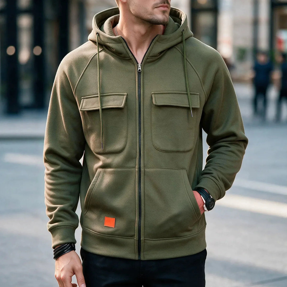 Jameson | Modern Zip Up Hooded Jacket