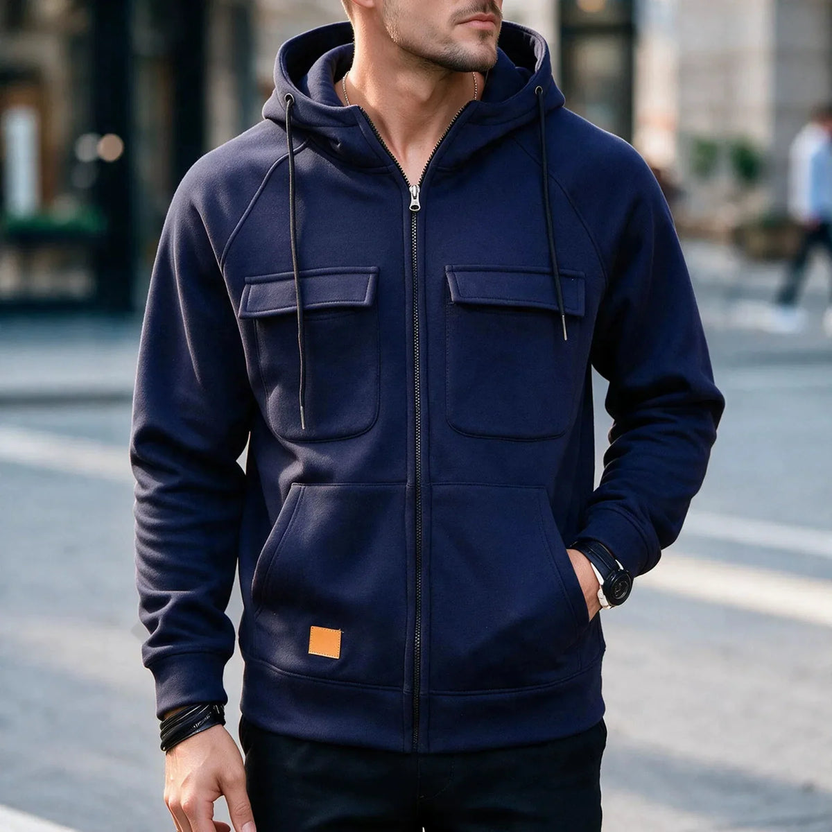 Jameson | Modern Zip Up Hooded Jacket