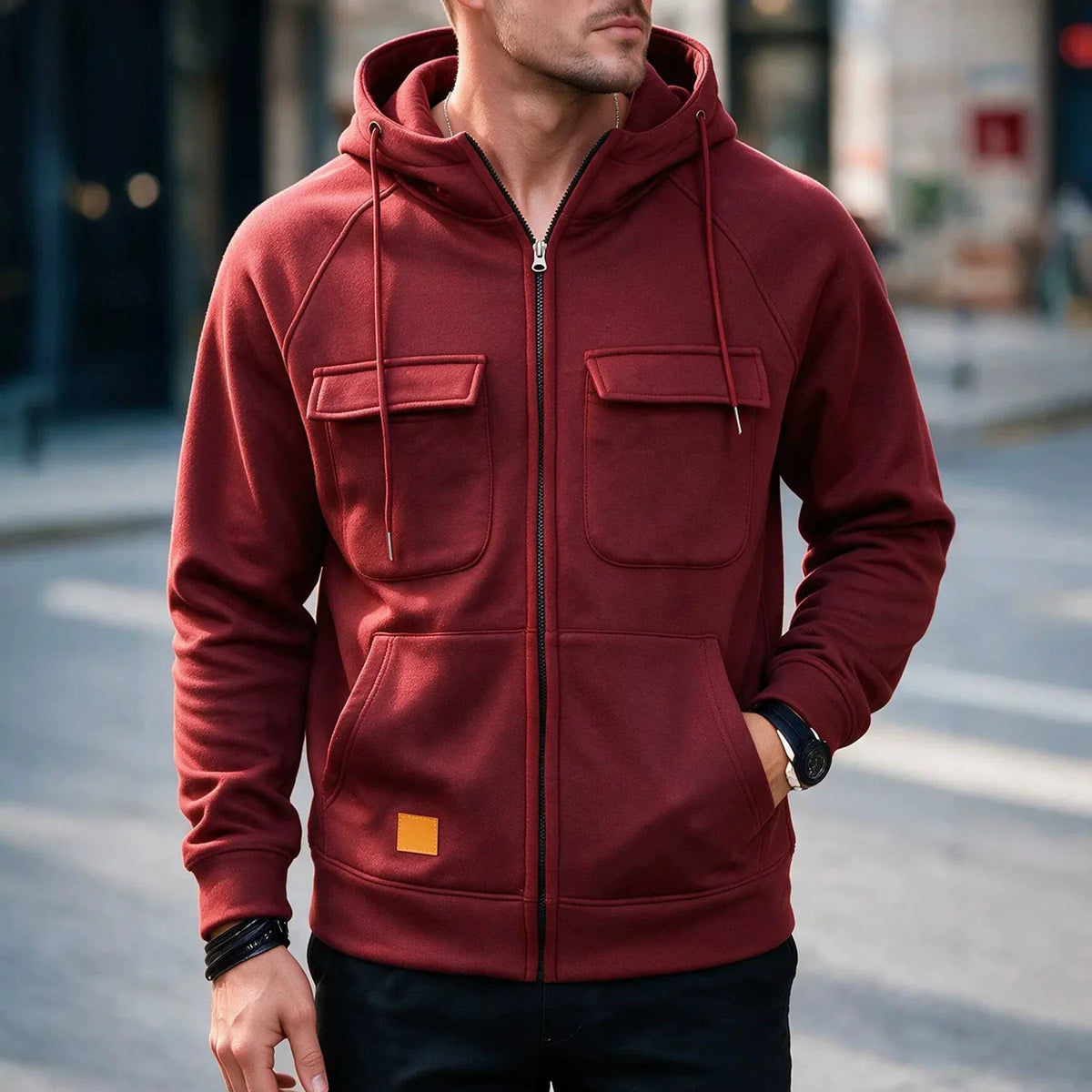 Jameson | Modern Zip Up Hooded Jacket