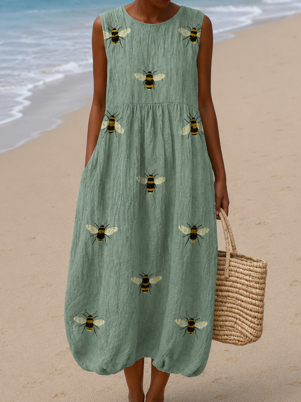 Clothilde | Cotton Midi Dress
