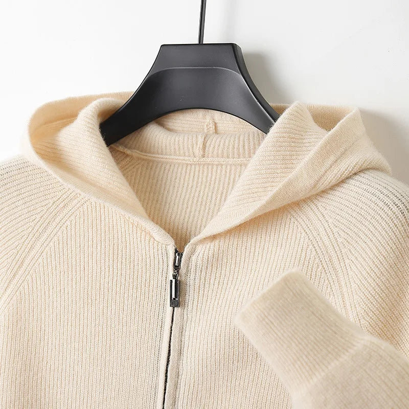 Russell | Hooded Zip Cardigan