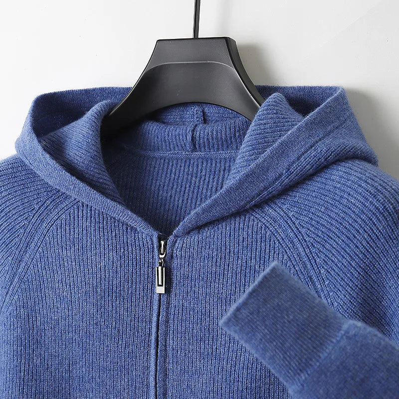 Russell | Hooded Zip Cardigan