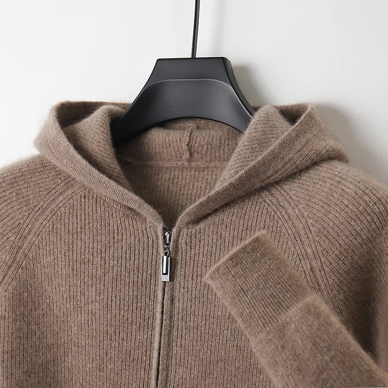 Russell | Hooded Zip Cardigan
