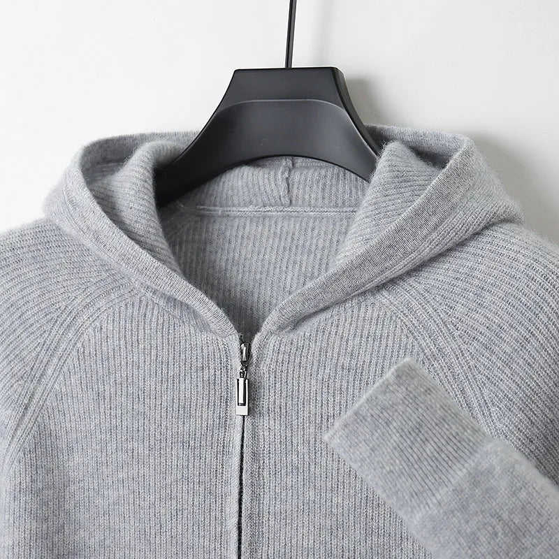 Russell | Hooded Zip Cardigan