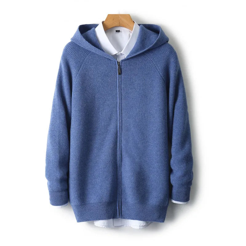 Russell | Hooded Zip Cardigan