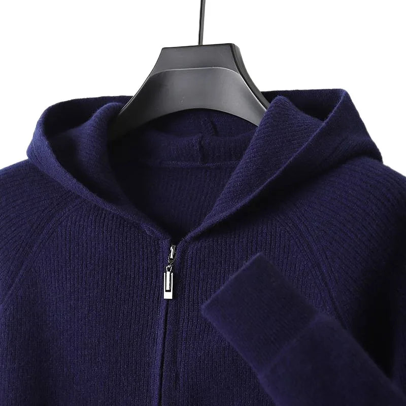 Russell | Hooded Zip Cardigan
