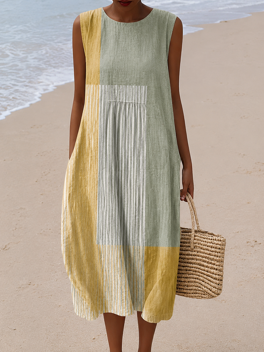 Adrienne | Cotton Midi Dress