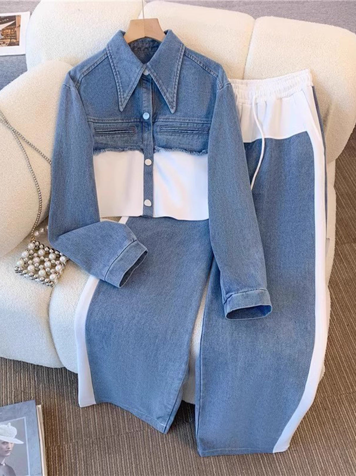 Holbrook | Cropped Jacket & Pants Set