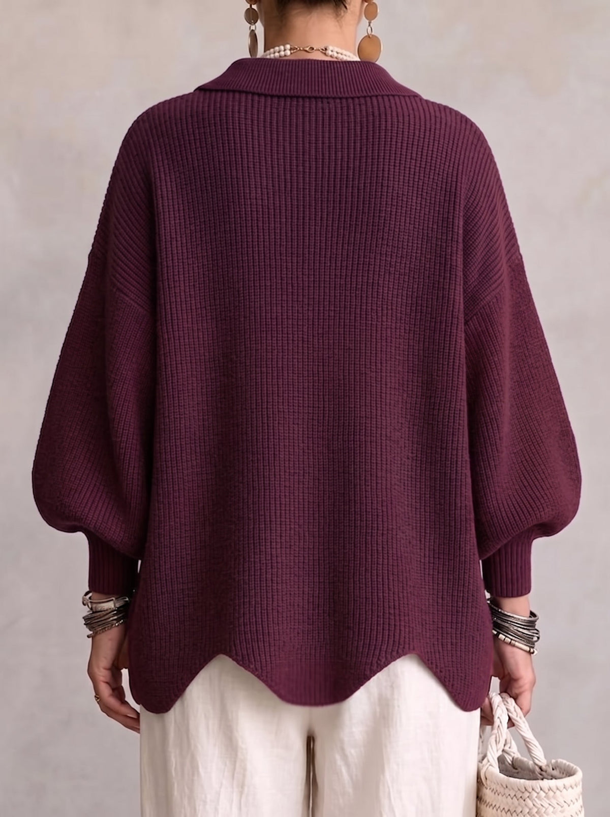 Ardelle | Oversized Collared Cardigan