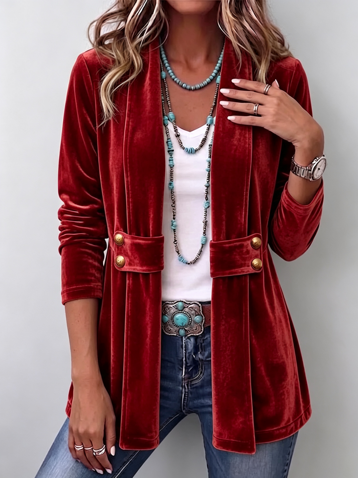 Holliwell | Vintage Open Front Jacket