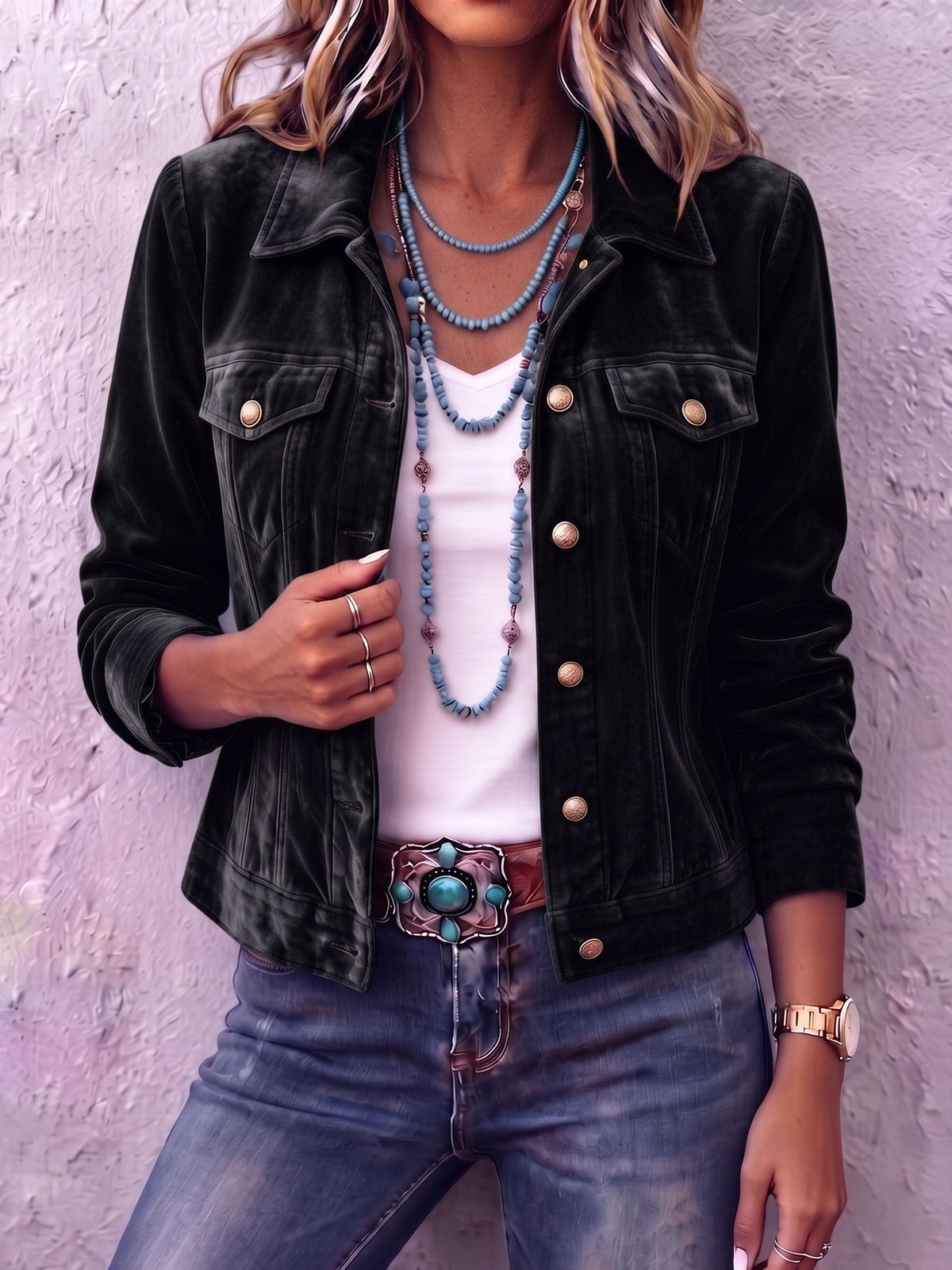 Dianne | Boho Velvet Jacket