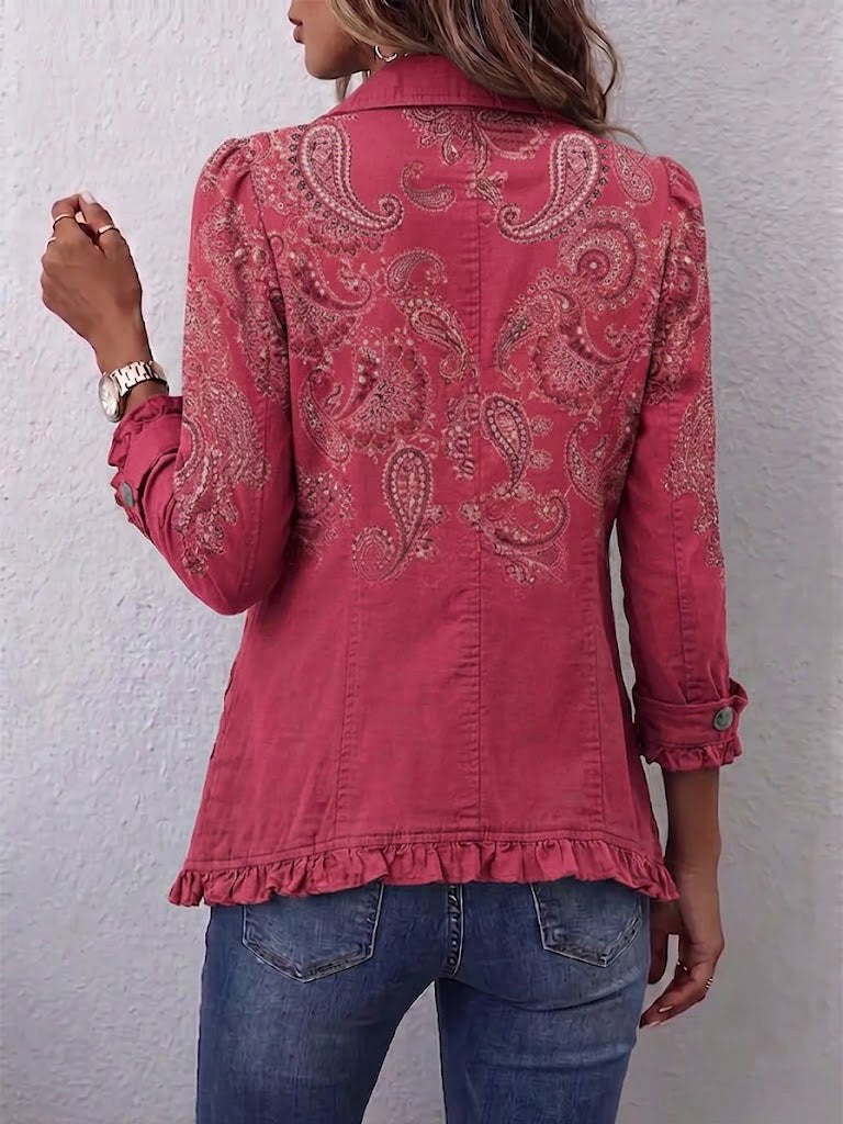 Anouk | Paisley Ruffle Jacket