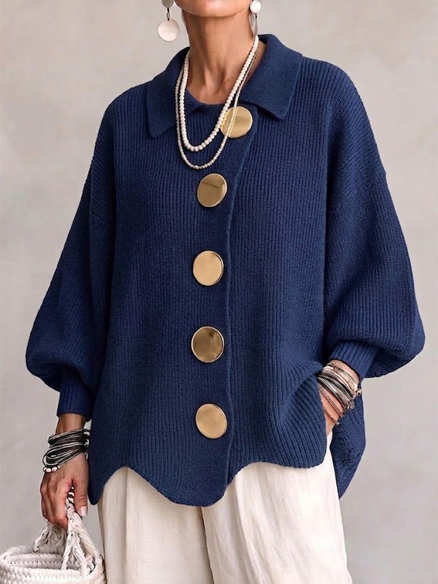Ardelle | Oversized Collared Cardigan