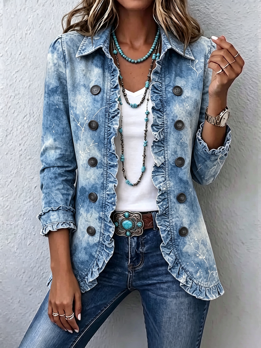 Jemison | Botanical Ruffle Jacket