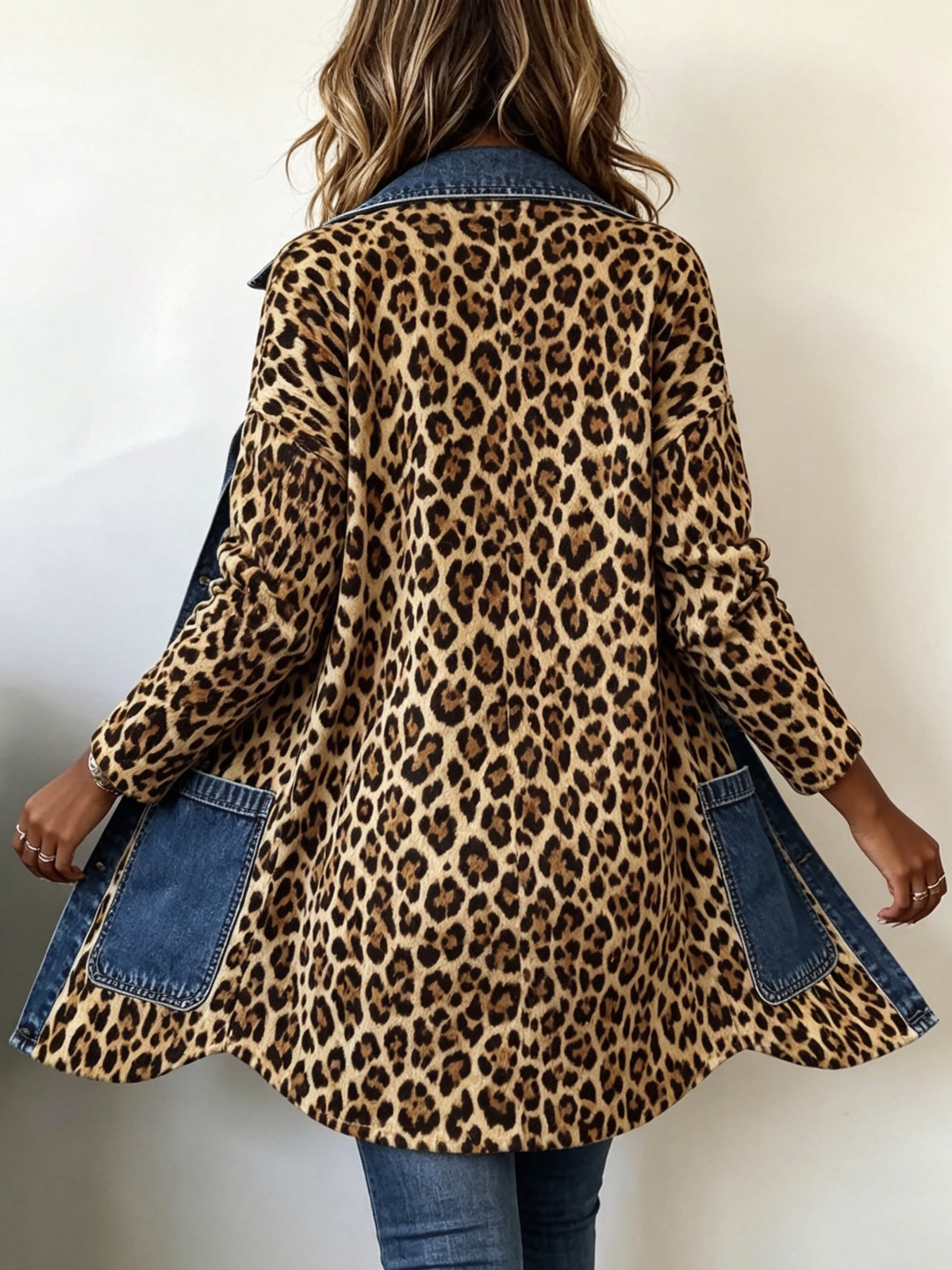 Fablenne | Leopard Denim Jacket