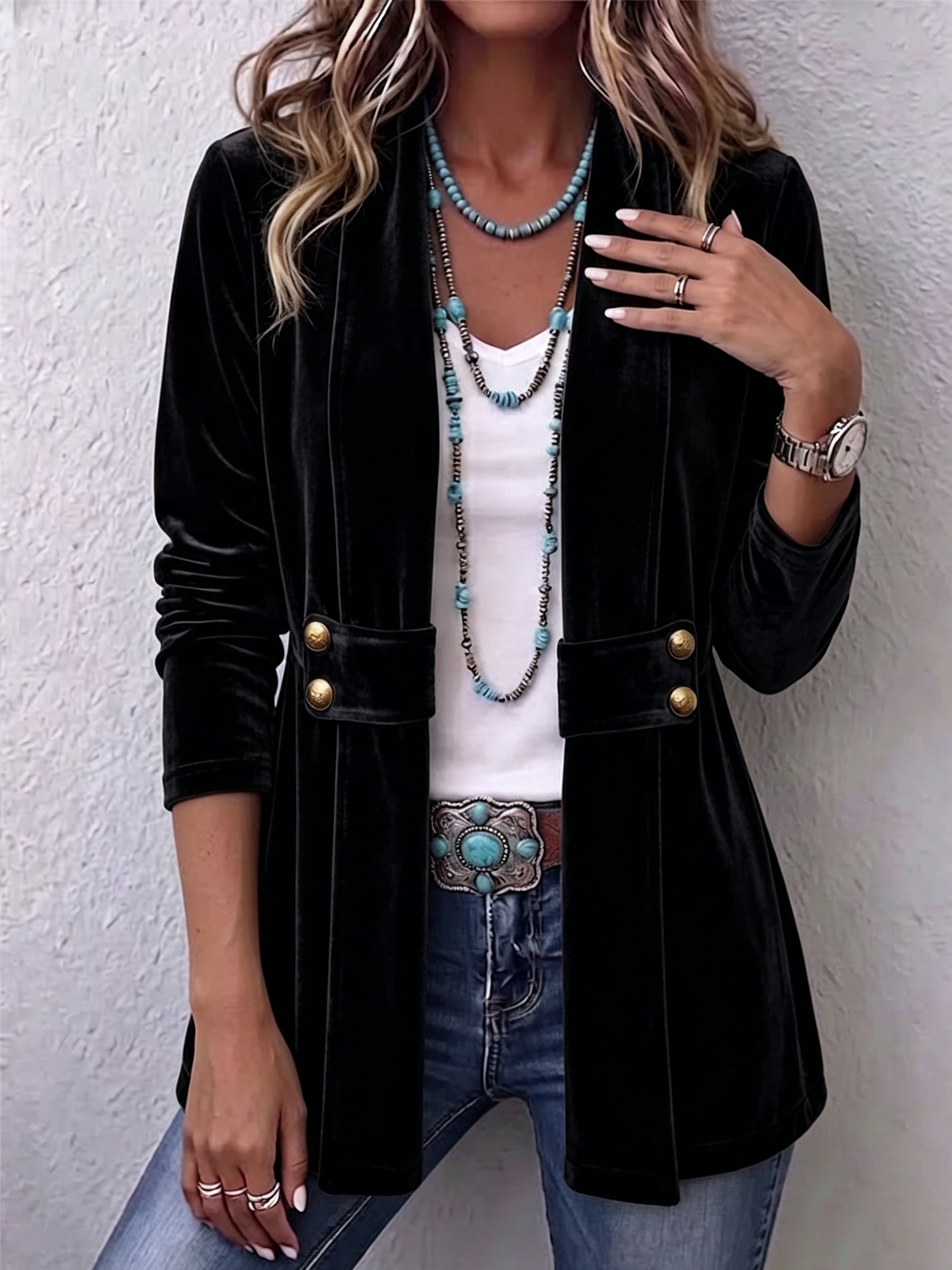 Holliwell | Vintage Open Front Jacket