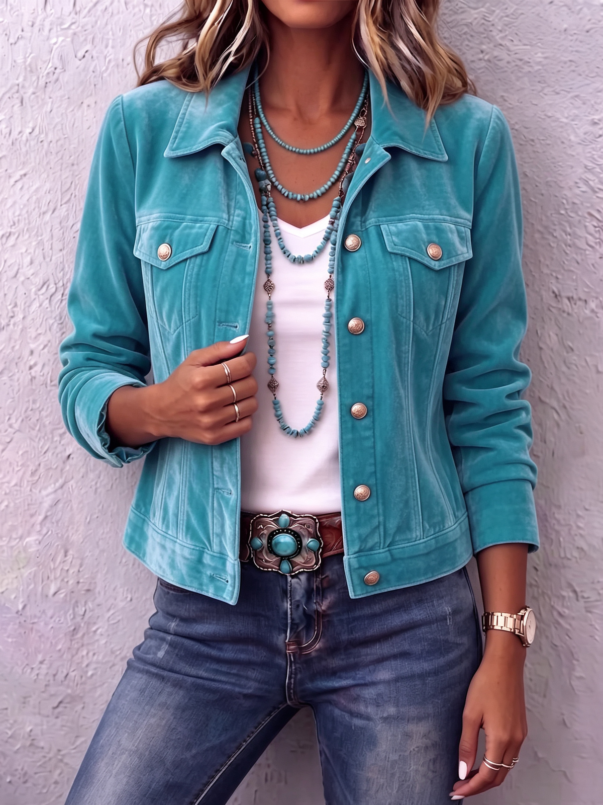 Dianne | Boho Velvet Jacket