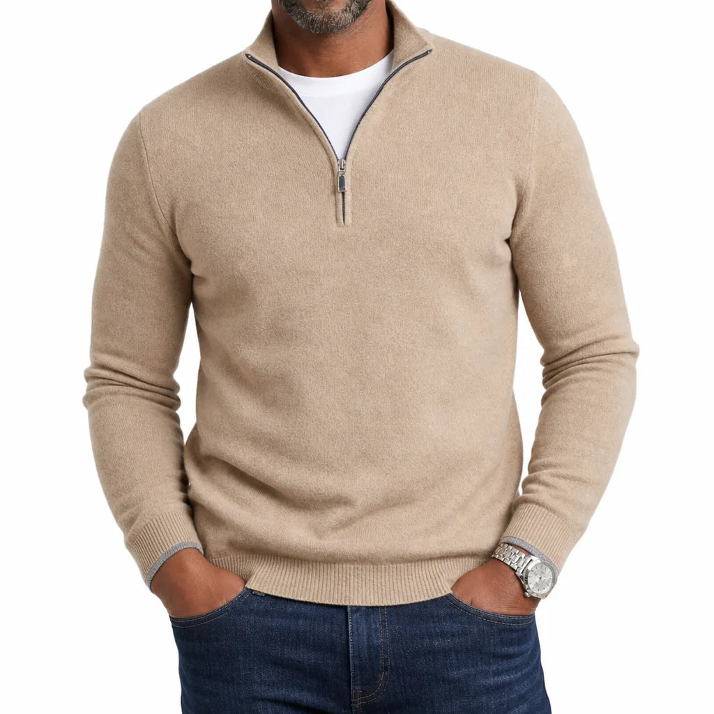 Mercer | Classic Quarter Zip Sweater