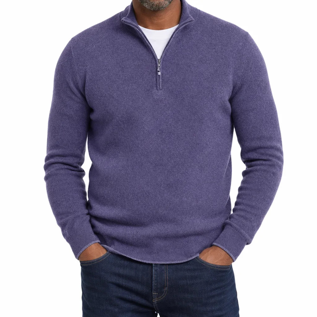 Mercer | Classic Quarter Zip Sweater