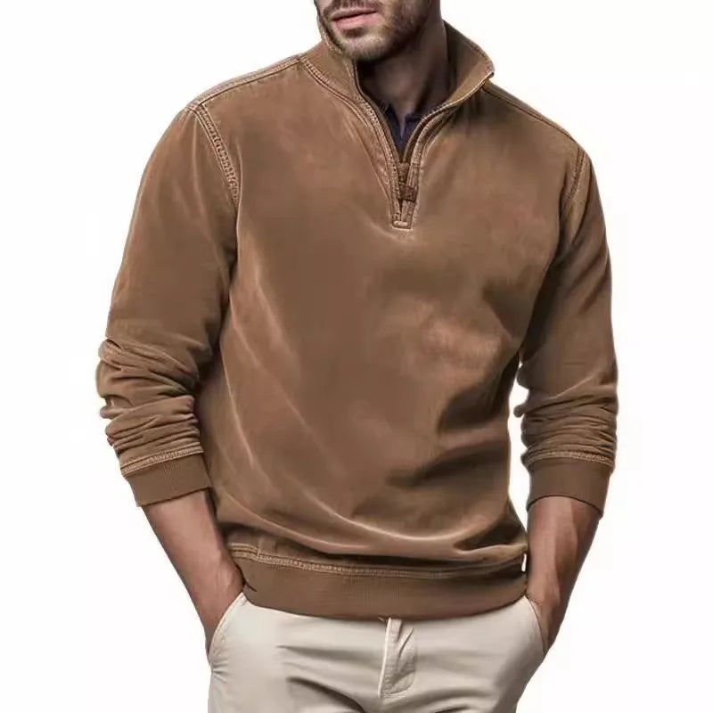Quincy | Classic Quarter Zip Sweater