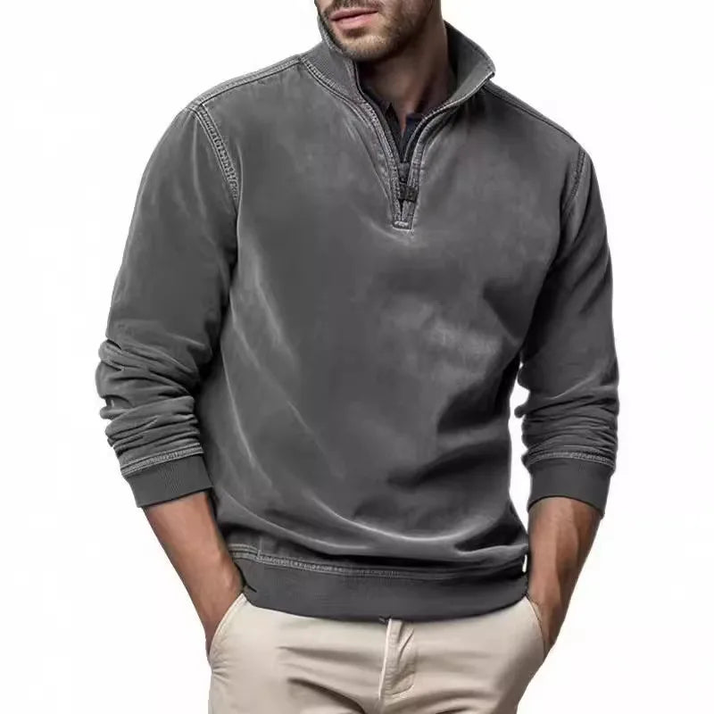 Quincy | Classic Quarter Zip Sweater