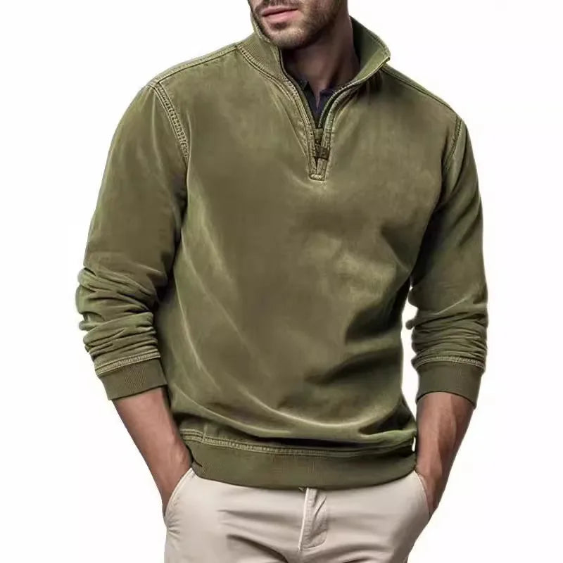 Quincy | Classic Quarter Zip Sweater