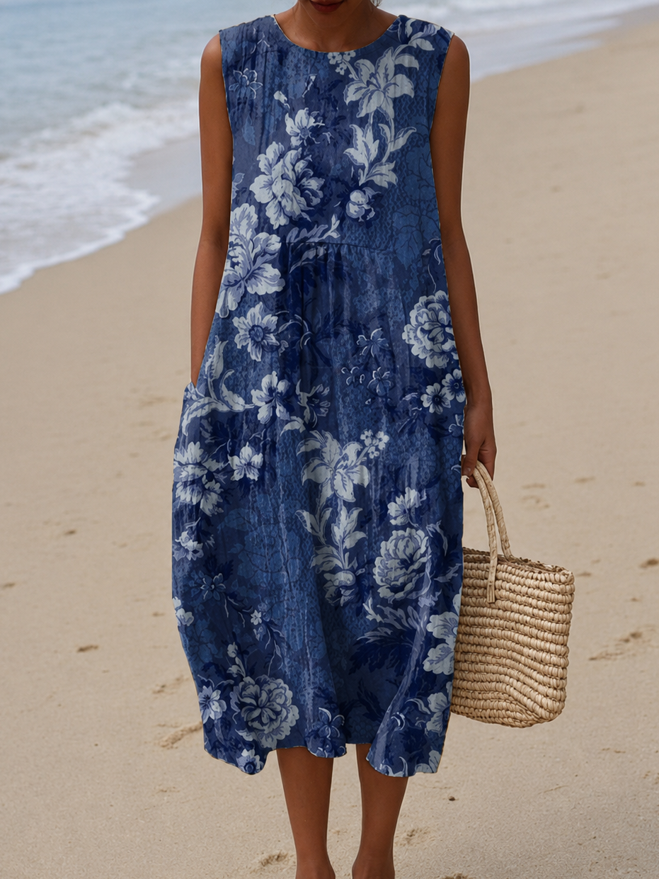 Charlotte | Cotton Midi Dress