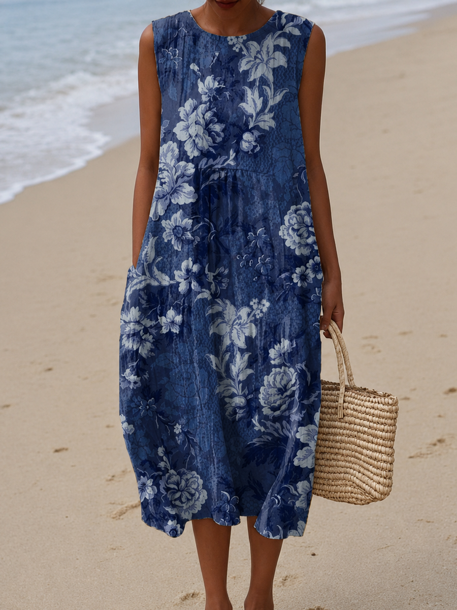 Charlotte | Cotton Midi Dress