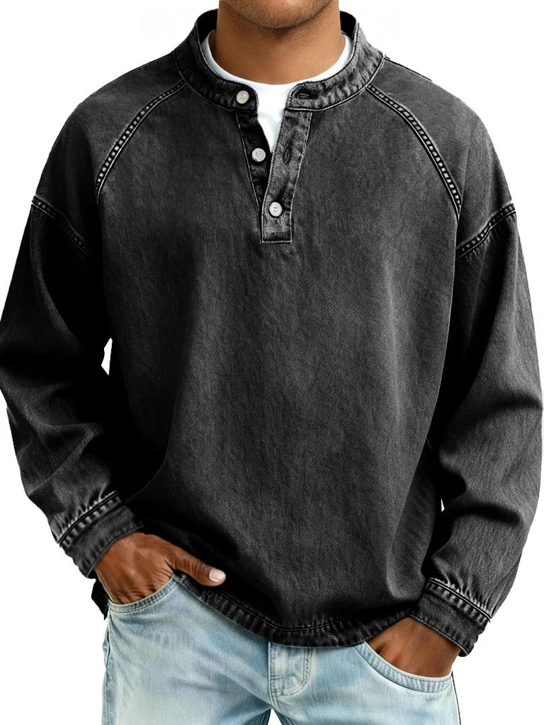 Walden | Relaxed Henley Sweater