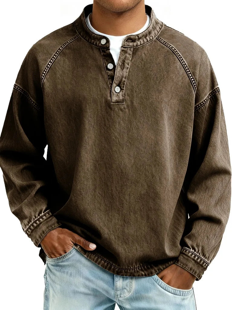 Walden | Relaxed Henley Sweater