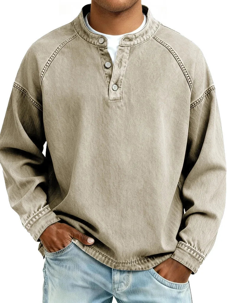 Walden | Relaxed Henley Sweater