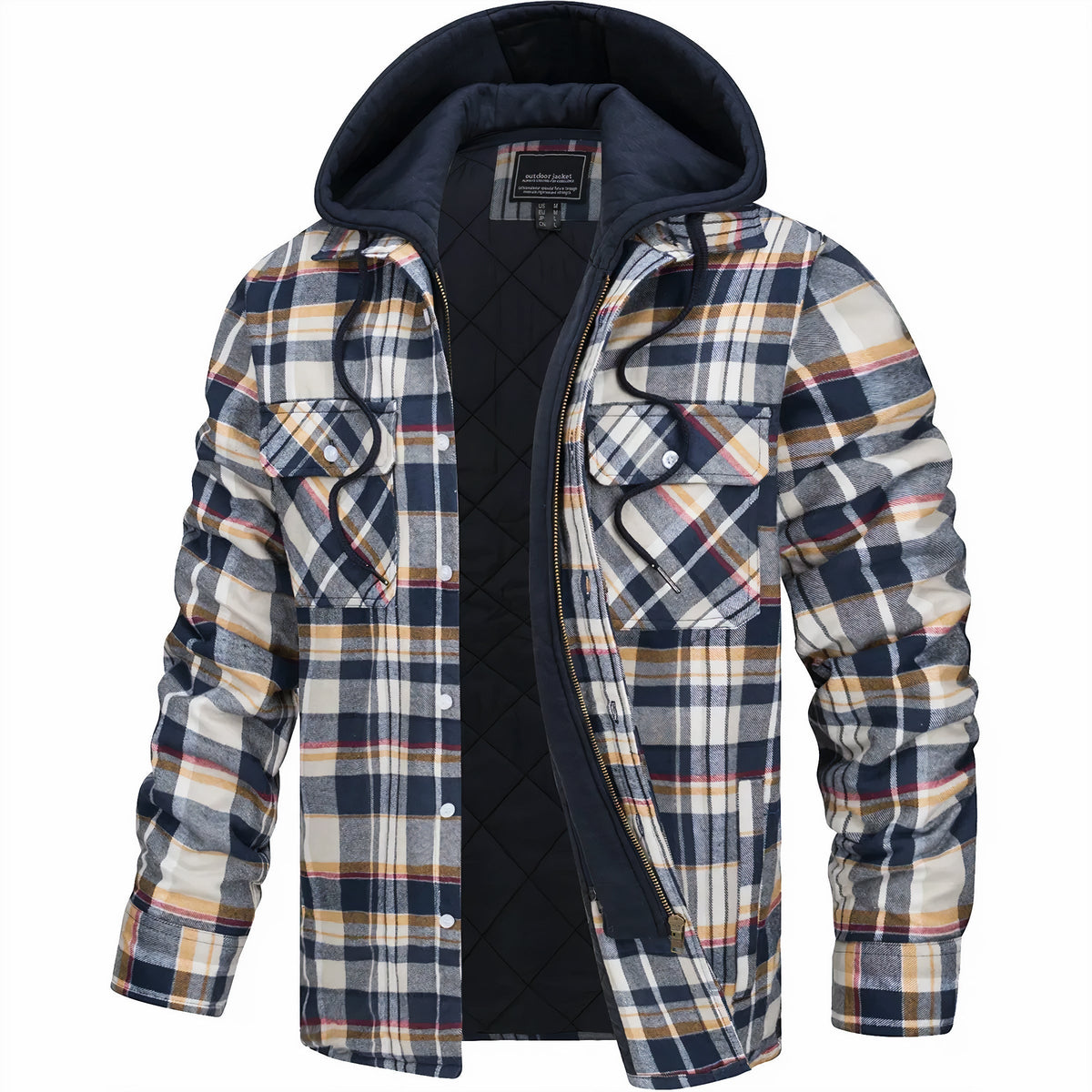 Leo | Checked Zip Jacket